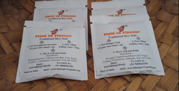 Poongar Rice Malt – a nutritious traditional drink made from Poongar rice with health benefits.